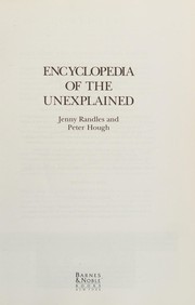 Front cover of Encyclopedia of the unexplained by Jenny Randles