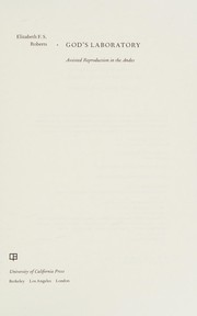 Front cover of God's laboratory by Elizabeth F. S. Roberts
