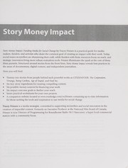 Front cover of Story, Money, Impact by Tracey Friesen