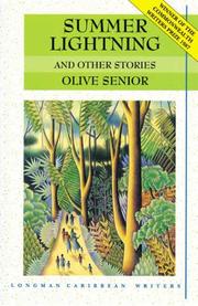 Front cover of Summer lightning and other stories by Olive Senior