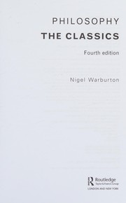 Cover of Philosophy by Nigel Warburton