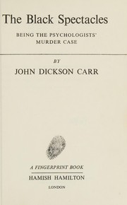 Cover of The Black Spectacles by John Dickson Carr