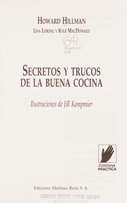 Front cover of Secretos y trucos de la buena cocina by Howard Hillman
