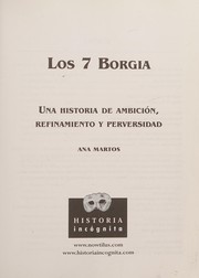 Front cover of Los 7 Borgia by Ana Martos Rubio