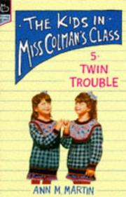 Cover of Twin trouble by Ann M. Martin