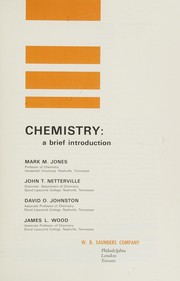 Cover of Chemistry by Mark Martin Jones