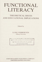 Cover of Functional Literacy by Ludo Verhoeven