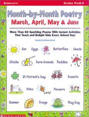 Front cover of Month-By-Month Poetry by Marian Reiner