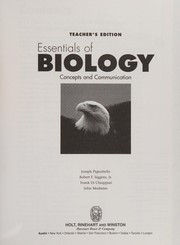 Front cover of Essentials of biology by Joseph J. Pignatiello