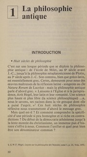 Front cover of Histoire de la philosophie by Jacqueline Russ