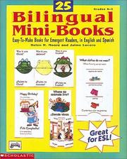 Cover of 25 bilingual mini-books by Helen H. Moore
