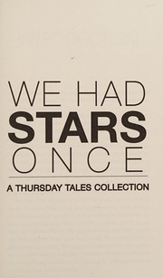 Cover of We had stars once by Unknown