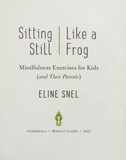 Cover of Sitting still like a frog by Eline Snel