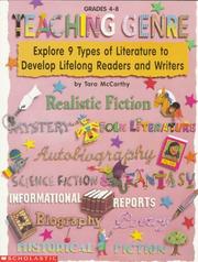 Cover of Teaching genre by Tara McCarthy