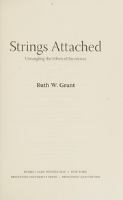 Cover of Strings attached by Ruth Weissbourd Grant