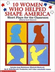 Cover of 10 Women Who Helped Shape America (Grades 4-8) by Sarah Glasscock