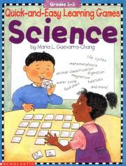 Cover of Quick-and-easy learning games by Maria L. Guevarra-Chang