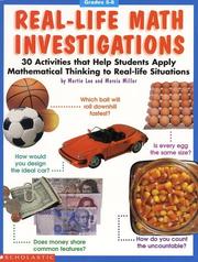 Front cover of Real-life math investigations by Martin Lee
