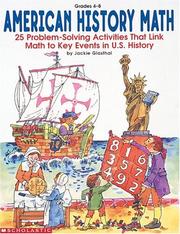 Front cover of American History Math (Grades 4-8) by Jacqueline B. Glasthal