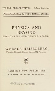 Front cover of Der Teil und das Ganze by Werner Heisenberg