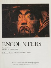 Cover of Encounters by G. Robert Carlsen