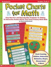 Front cover of Pocket Charts For Math (Grades PreK-2) by Valerie Schiffer-Danoff