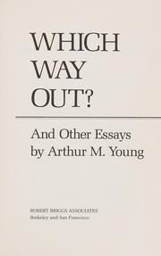 Cover of Which way out? by Young, Arthur M.
