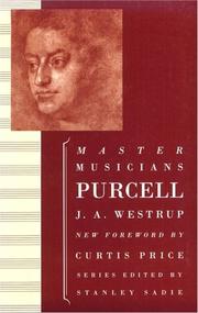 Cover of Purcell by J. A. Westrup