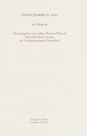 Front cover of Heine-Jahrbuch 2010 by Sabine Brenner-Wilczek