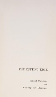 Cover of The Cutting edge by Henry Clifton Brown
