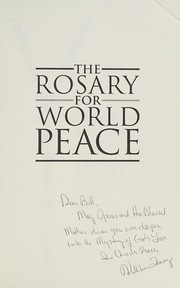 Front cover of The rosary for world peace by Kathleen E. Quasey