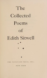 Front cover of The collected poems of Edith Sitwell by Edith Dame Sitwell