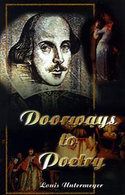 Front cover of Doorways to Poetry by Louis Untermeyer