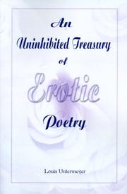 Front cover of An uninhibited treasury of erotic poetry by Louis Untermeyer