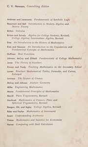 Front cover of An introduction to the foundations and fundamental concepts of mathematics by Howard Whitley Eves