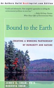 Cover of Bound to the earth by James A. Swan