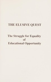 Cover of The elusive quest by Edwin Margolis