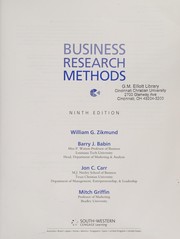 Cover of Business Research Methods by Barry J. Babin