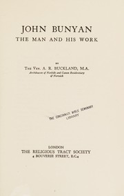 Cover of John Bunyan by Buckland, A. R.