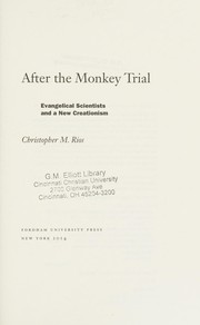 Cover of After the monkey trial by Christopher M. Rios