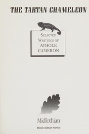Front cover of The tartan chameleon by Athole Cameron