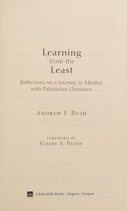 Cover of Learning from the Least by Andrew F. Bush