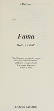 Cover of Fama by Koffi Kwahulé