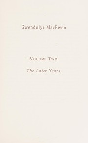 Front cover of Gwendolyn MacEwen by Gwendolyn McEwen