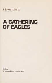 Front cover of A gathering of eagles by Edward Lindall