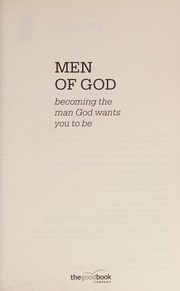 Front cover of Men of God by Tim Thornborough