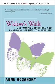 Cover of Widow's Walk by Anne Hosansky