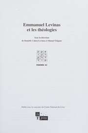 Cover of Levinas et les théologies by Shmuel Trigano
