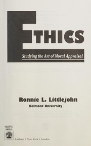 Cover of Ethics by Ronnie Littlejohn