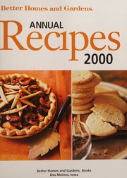 Cover of Better Homes and Gardens Annual Recipes 2000 by Better Homes and Gardens